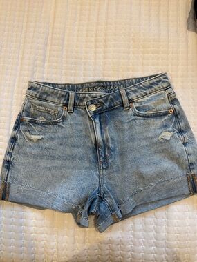 American Eagle Jean Shorts. Cross over button.